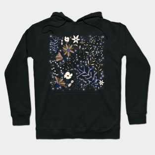 Blue & Walnut Fantasy Garden Hoodie